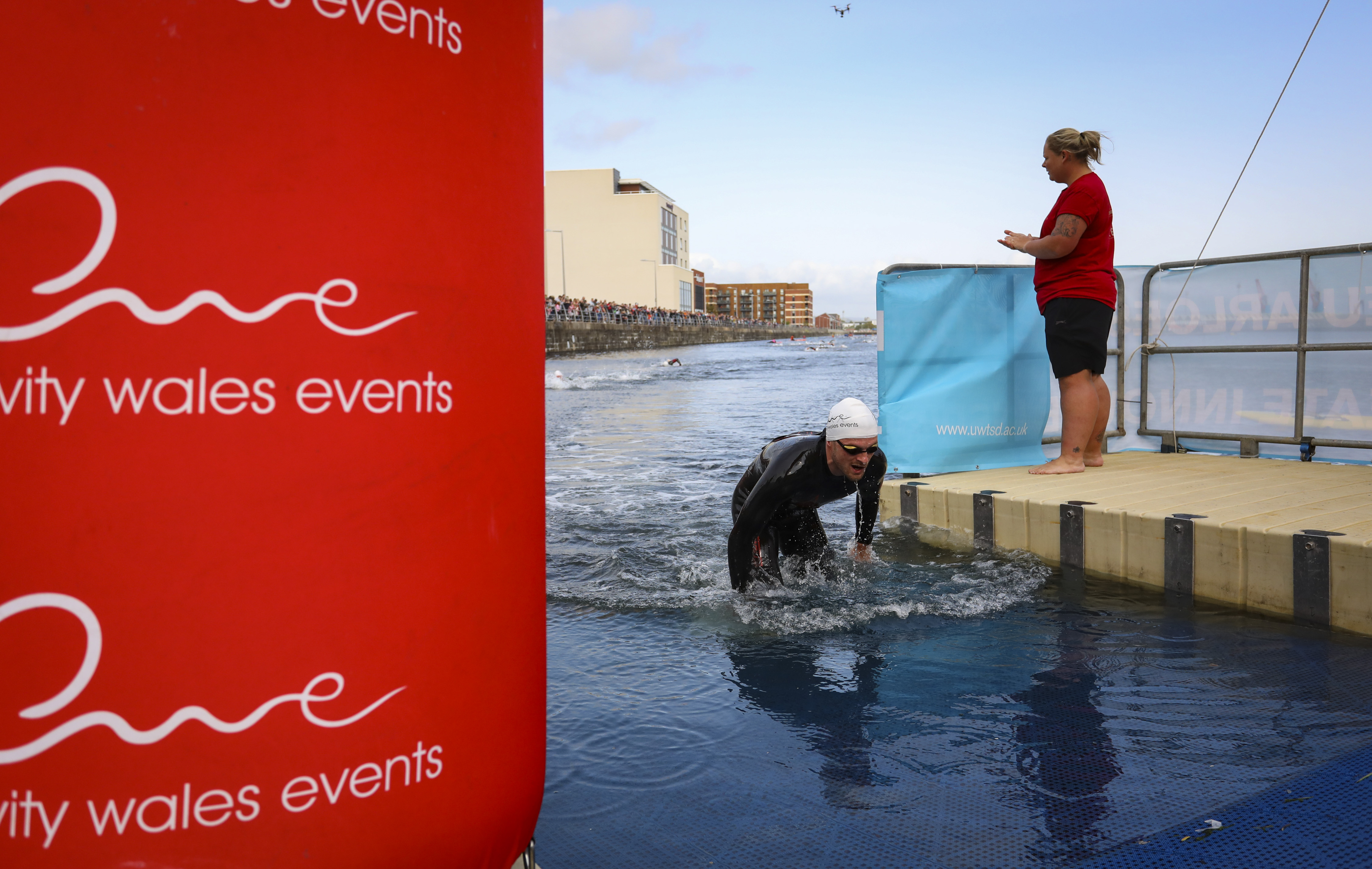 Transition tips for exiting open water